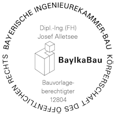 Bauvorlageberechtigter -  Bayerischen Ingenieurkammer-Bau